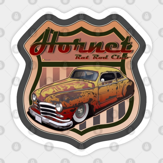 hudson hornet Sticker by Akira31